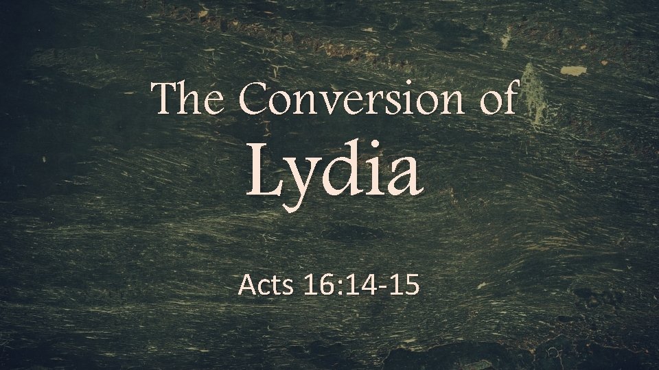 Lydia