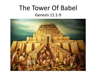 The Tower of Babel